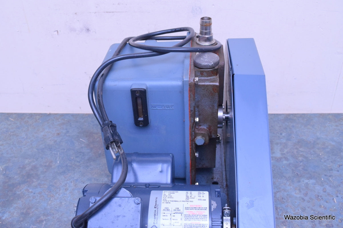 WELCH 1402 SERIES DUOSEAL VACUUM PUMP LABORATORY PUMP  1/2 HP