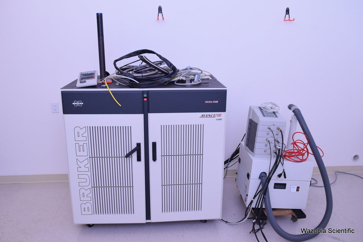 BRUKER DIGITAL NMR AVANCE 600 CONSOLE BVT 3000 BLAX500 BLAXH300/50 BLAX300
