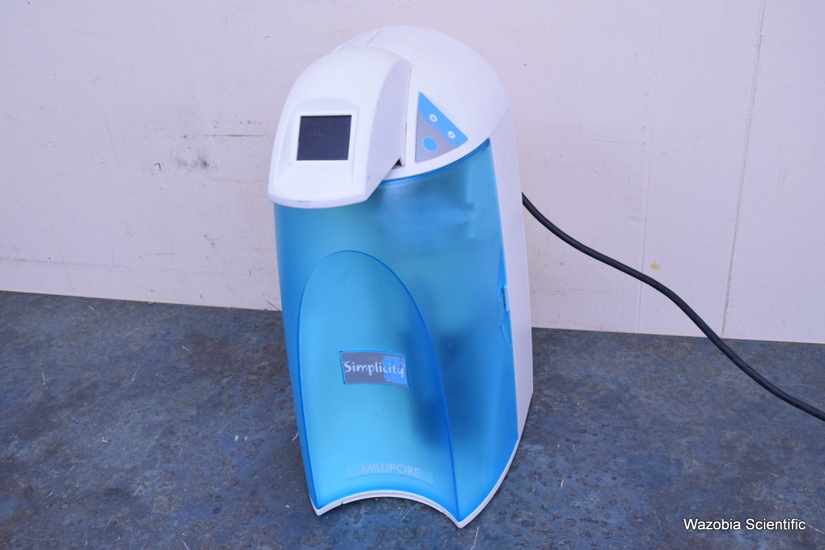 MILLIPORE SIMPLICITY ULTRAPURE WATER PURIFICATION SYSTEM SIMS 00000