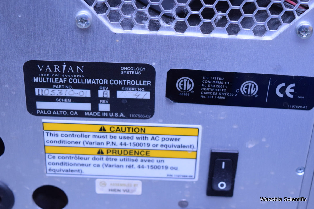 VARIAN MULTILEAF COLLIMATOR CONTROLLER 1105310-01
