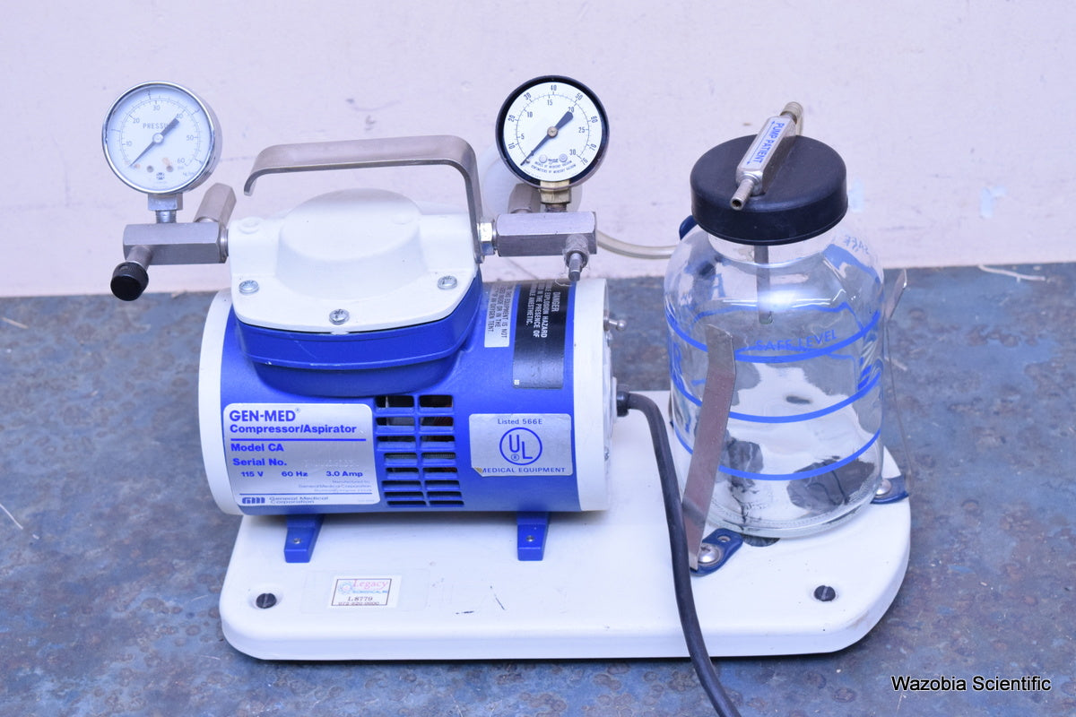 GEN-MED COMPRESSOR ASPIRATOR MODEL CA ASPIRATION VACUUM PUMP