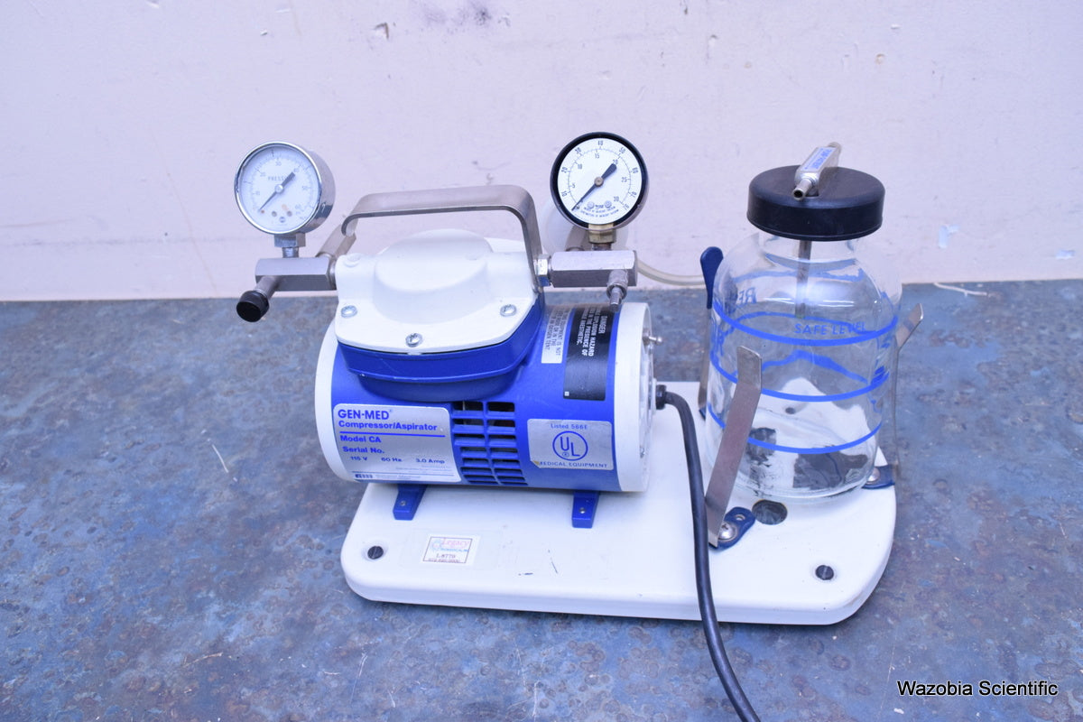 GEN-MED COMPRESSOR ASPIRATOR MODEL CA ASPIRATION VACUUM PUMP