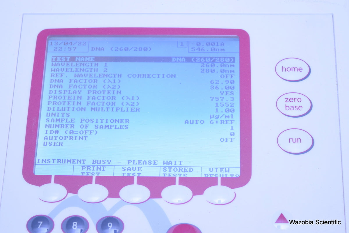 THERMO SCIENTIFIC BIOMATE 5 SPECTROPHOTOMETER HELIOS BIOMATE 9423 BIO 1202E