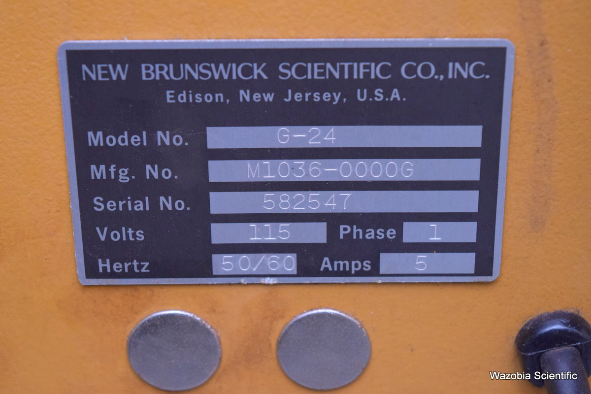 NEW BRUNSWICK G24 ENVIRONMENTAL INCUBATOR SHAKER