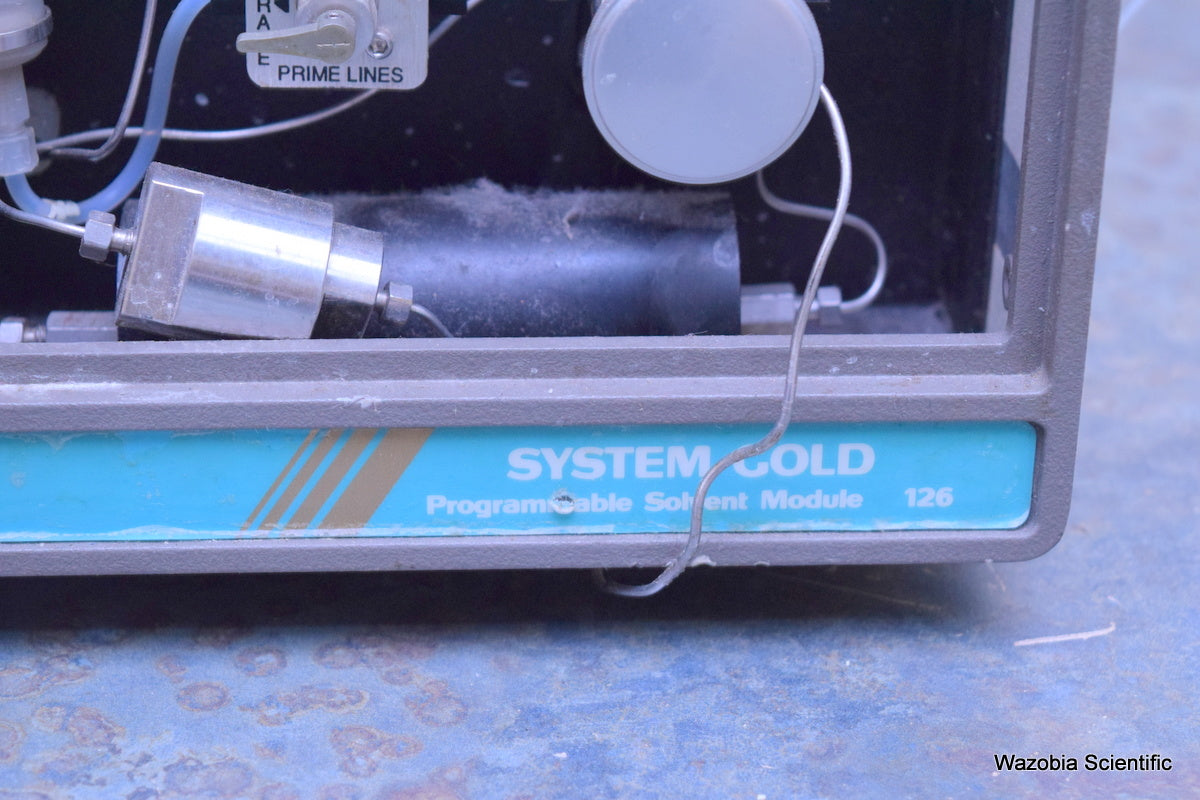 2 BECKMAN SYSTEM GOLD PROGRAMMABLE SOLVENT MODULE 126