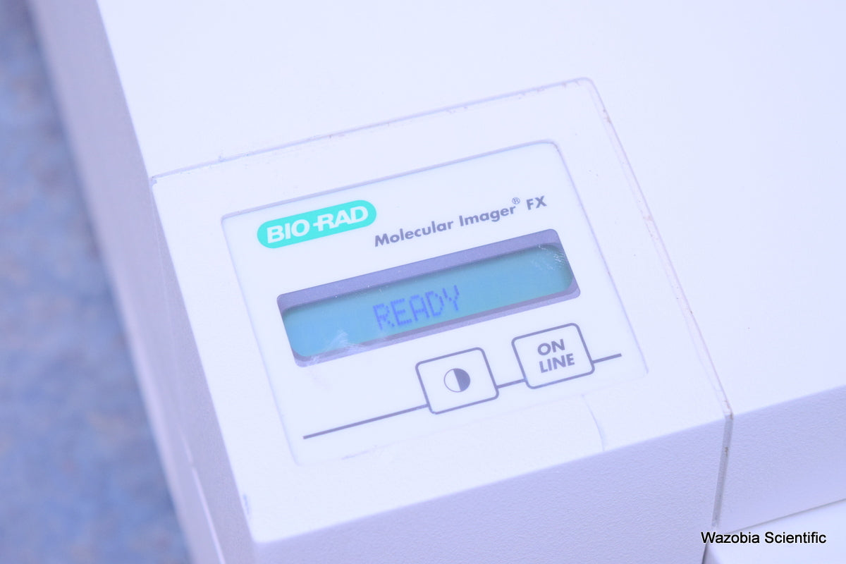 BIO-RAD MOLECULAR IMAGER FX WITH SAMPLE TRAY EXTERNAL LASER