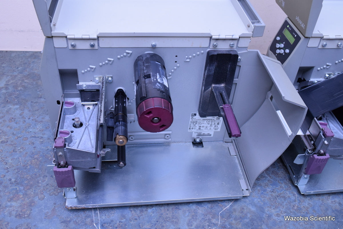 2 ZEBRA STRPE S4M THERMAL LABEL PRINTER S4M00-2001-1100T