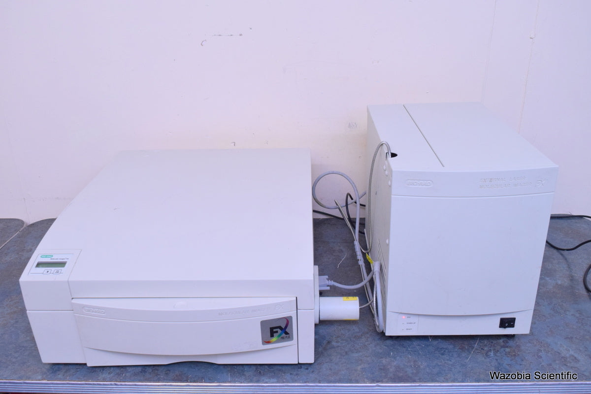 BIO-RAD MOLECULAR IMAGER FX WITH SAMPLE TRAY EXTERNAL LASER