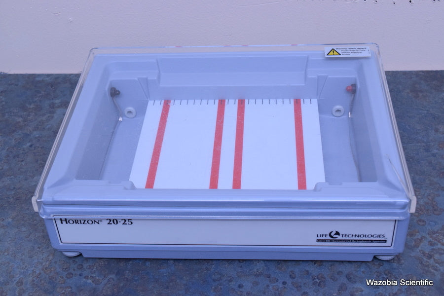 LIFE TECHNOLOGIES GIBCO BRL MODEL HORIZON 20 25 HORIZONTAL GEL ELECTROPHORESIS