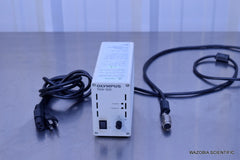 OLYMPUS TH4-100 WITH U-LH100L-3 LIGHT SOURCE LAMP FOR BX IX AX MICROSCOPE