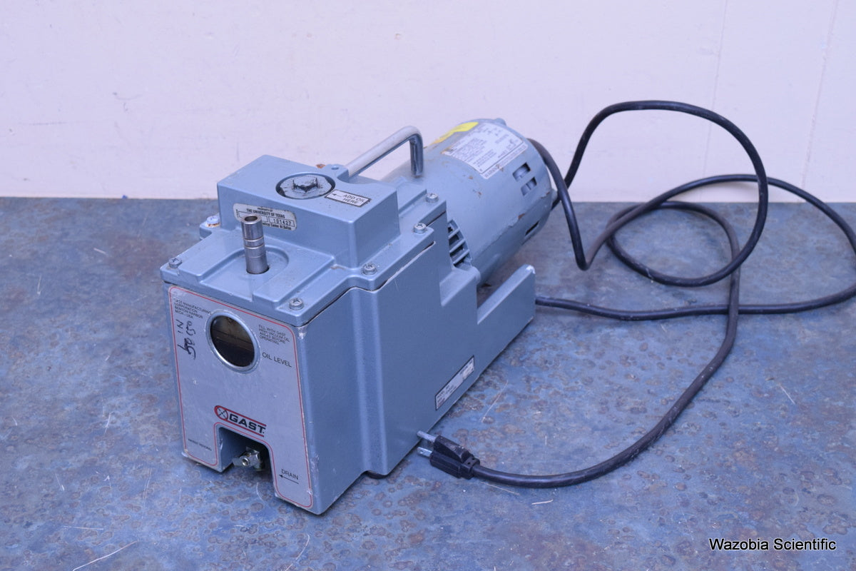 GAST VACUUM PUMP 5BA-1-G482X 1/3HP 1725 RPM EMERSON CA55NXCRJ-1776 G482X