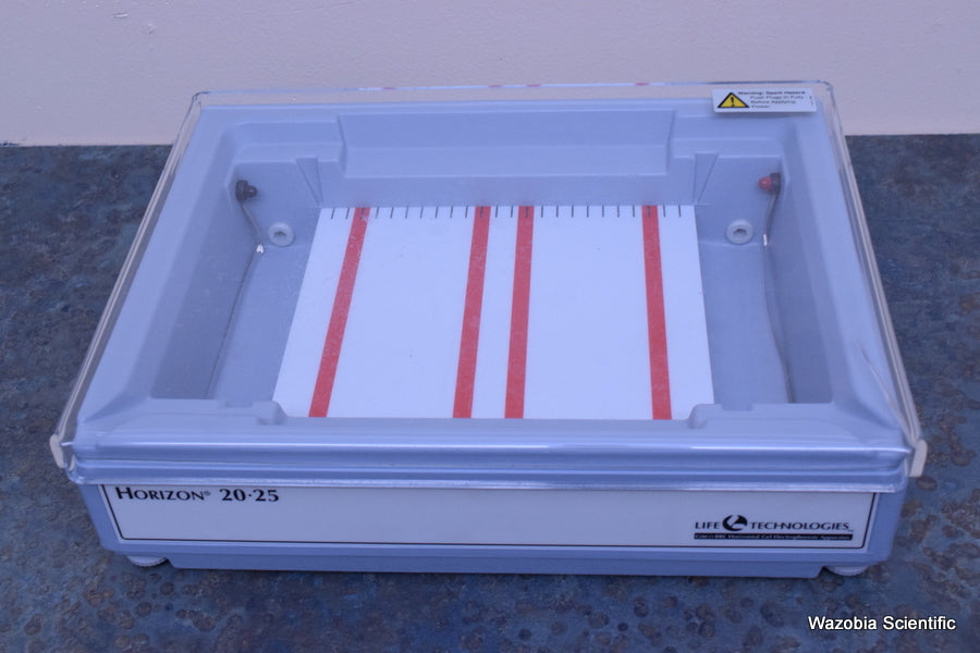 LIFE TECHNOLOGIES GIBCO BRL MODEL HORIZON 20 25 HORIZONTAL GEL ELECTROPHORESIS