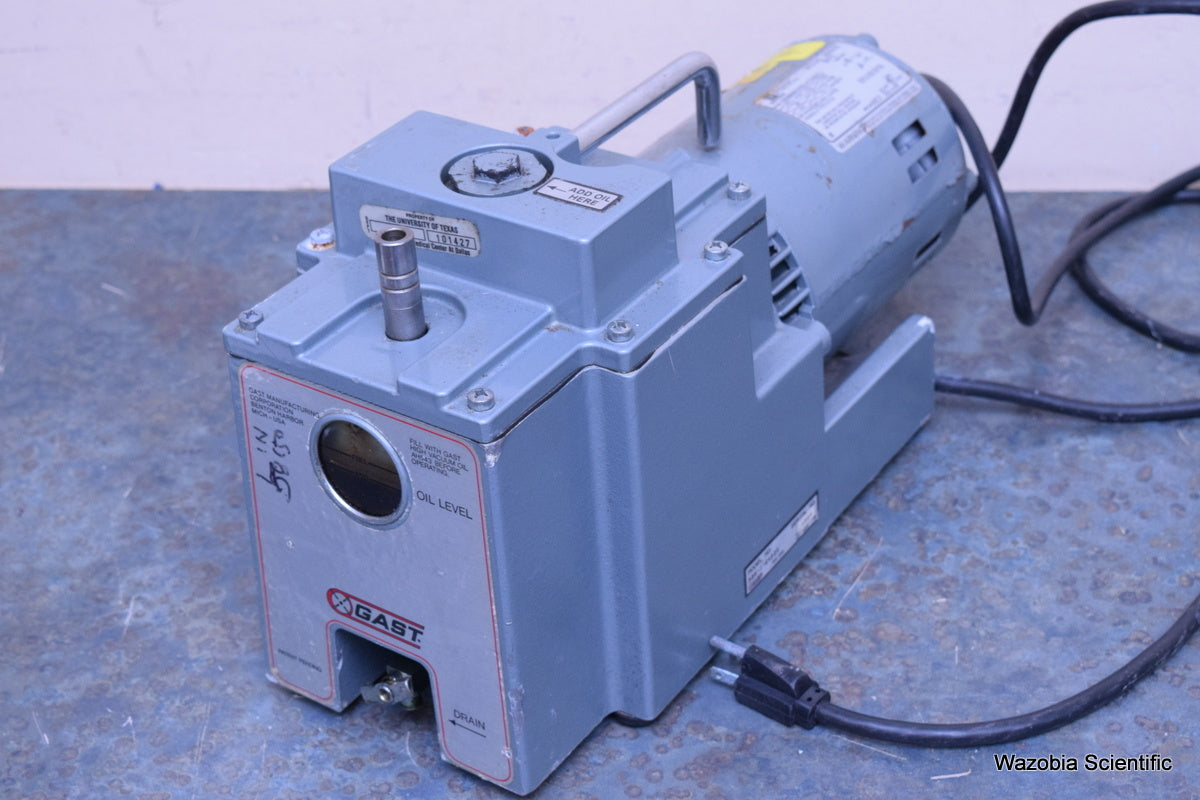 GAST VACUUM PUMP 5BA-1-G482X 1/3HP 1725 RPM EMERSON CA55NXCRJ-1776 G482X