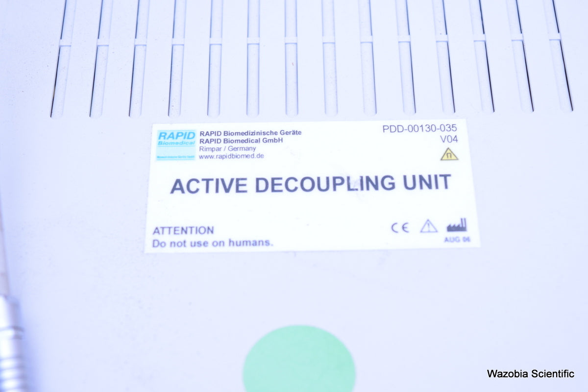 RAPID BIOMEDICAL ACTIVE DECOUPLING UNIT POD PDD-00130-035 POWER SUPPLY PS48-05-1