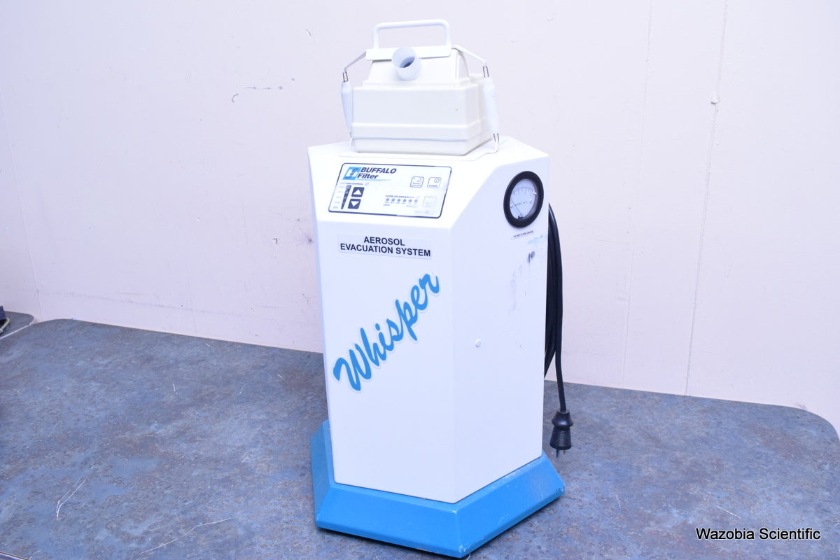 WHISPER AEROSOL EVACUATION SYSTEM BUFFALO FILTER 33592 335029