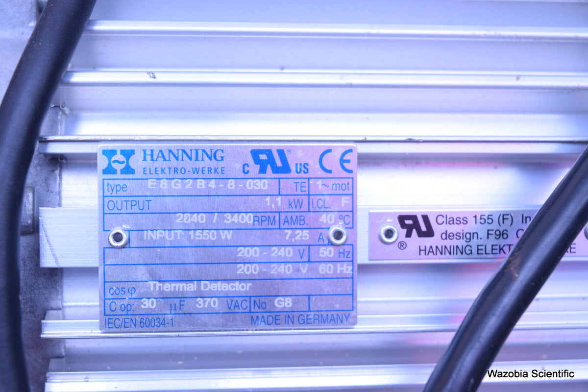 PACKO NP66 112 DRAIN PUMP HANNING  ELECTRO-WERKE E8G2B4-8-030