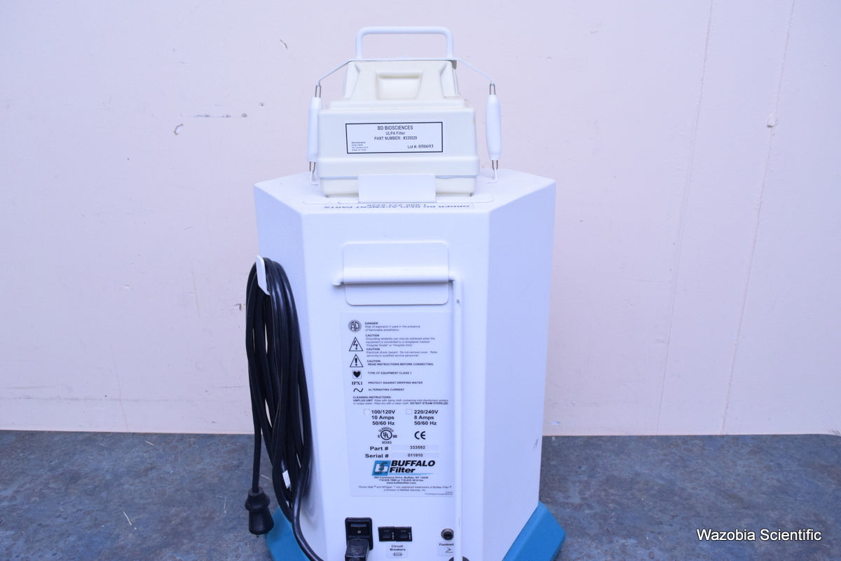 WHISPER AEROSOL EVACUATION SYSTEM BUFFALO FILTER 33592 335029