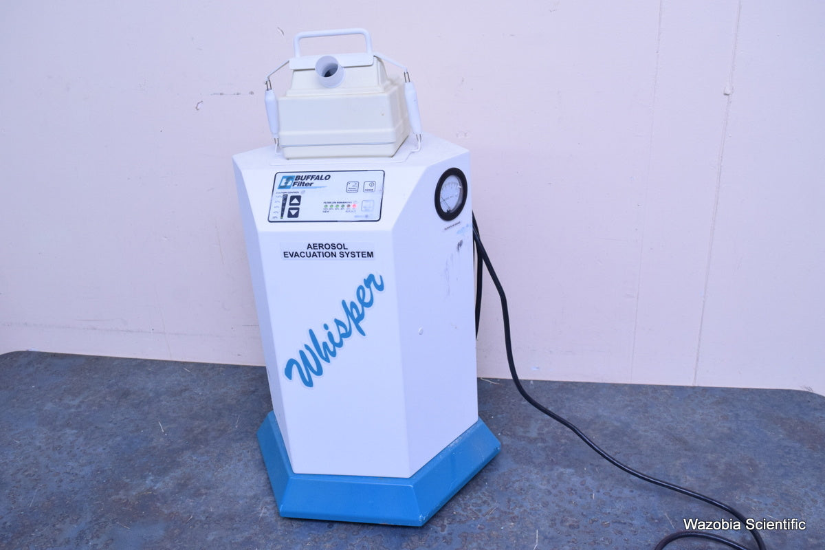 WHISPER AEROSOL EVACUATION SYSTEM BUFFALO FILTER 33592 335029