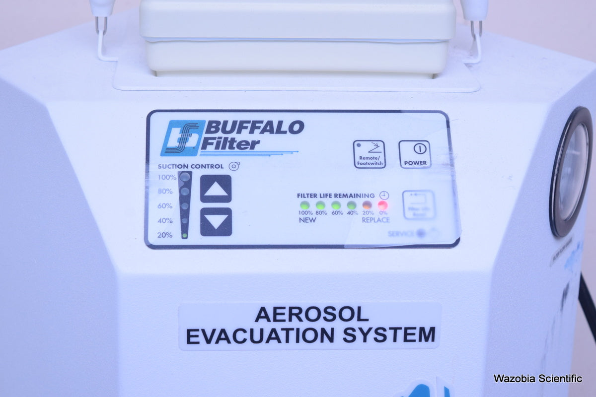 WHISPER AEROSOL EVACUATION SYSTEM BUFFALO FILTER 33592 335029