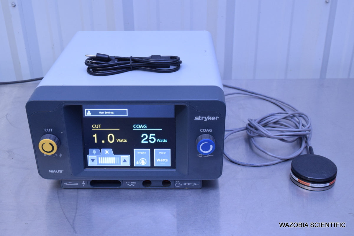 STRYKER BIPOLAR ELECTROSURGICAL SYSTEM 6700-313-500 WITH BIPOLAR GENERATOR COAG