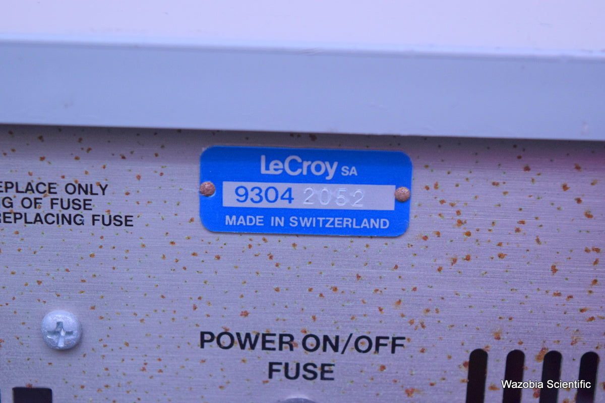 LECROY 9304AM QUAD 200 MHZ OSCILLOSCOPE 100 MB/S 200 KPTS/CH