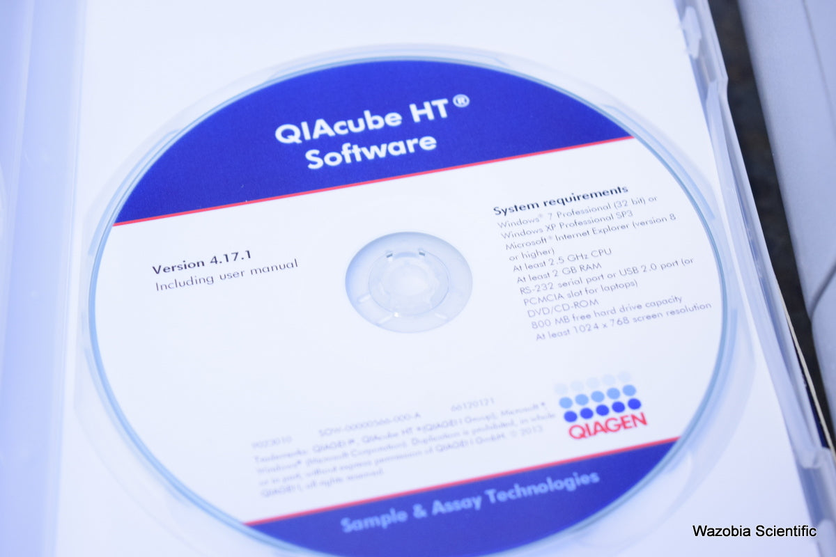 QIAGEN QIACUBE HT NUCLEIC ACID PURIFICATION ROBOTIC WORKSTATION WITH SOFTWARE