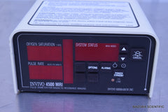 INVIVO RESEARCH INVIVO 4500 MRI PULSE OXIMETER FOR MAGNETIC RESONANCE IMAGING 31