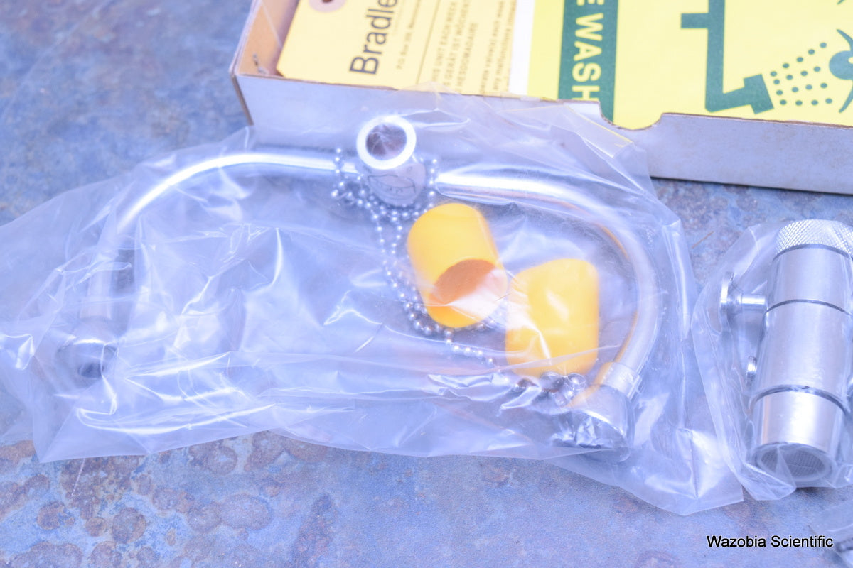 BRADLEY FISHER SCIENTIFIC FAUCET-MOUNT EYEWASH S19-200B 1 STEP 19-150-0470