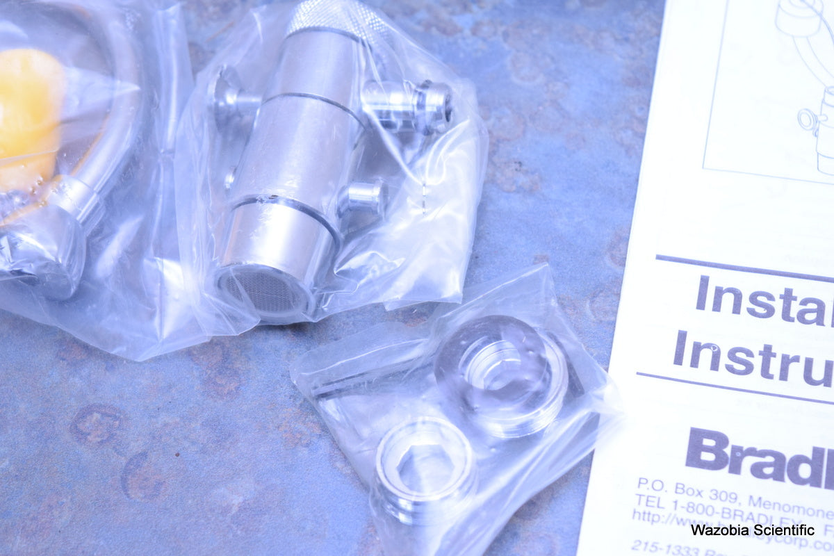 BRADLEY FISHER SCIENTIFIC FAUCET-MOUNT EYEWASH S19-200B 1 STEP 19-150-0470
