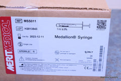 MERIT MEDICAL SYSTEMS MEDALLION SYRINGE MSS011 1ML 25 UNITS