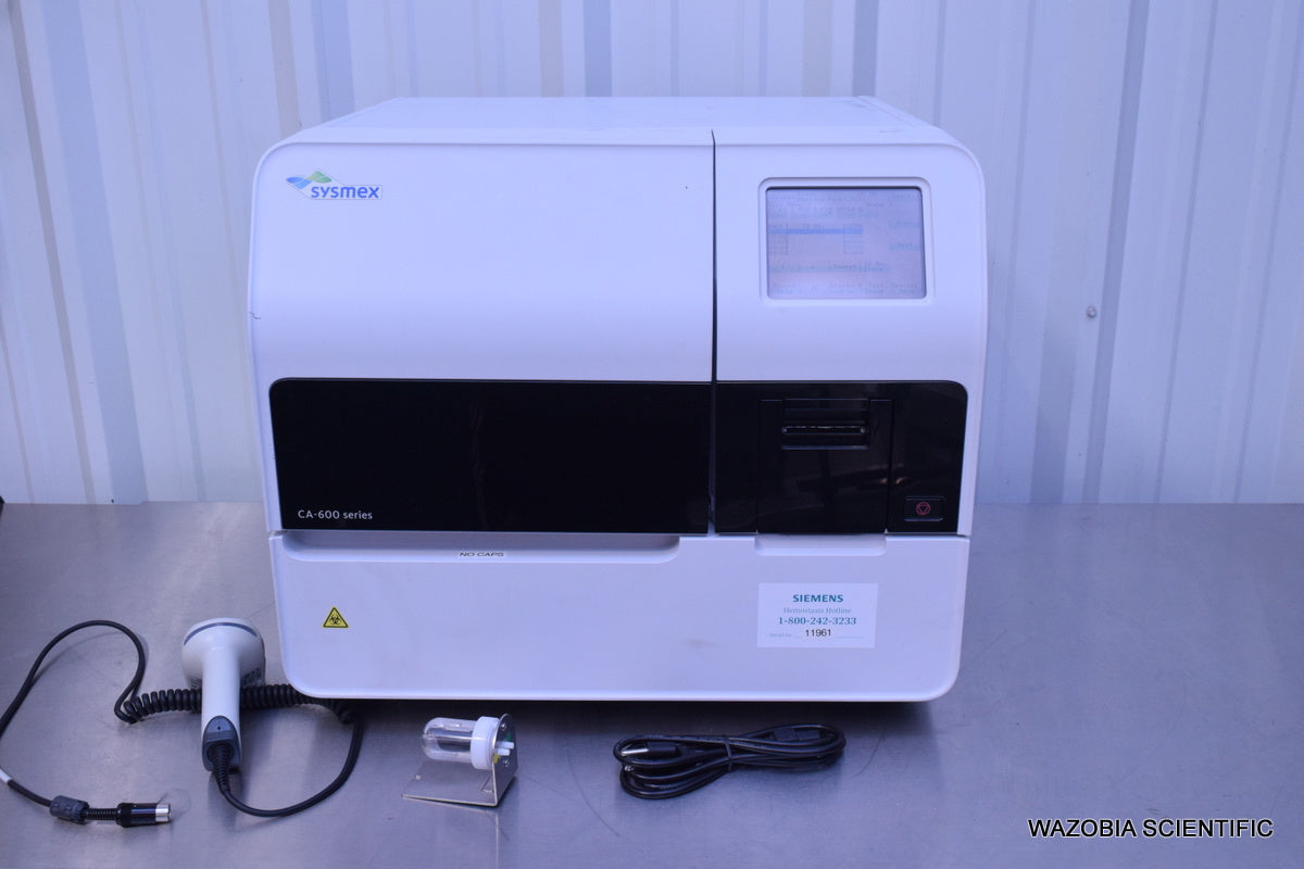 SYSMEX CA-600 SERIES AUTOMATED HEMOSTASIS COAGULATION ANALYZER