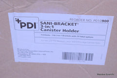 NEW PDI SANI BRACKET 3-IN-1 CANISTER HOLDER P010901 10PCS