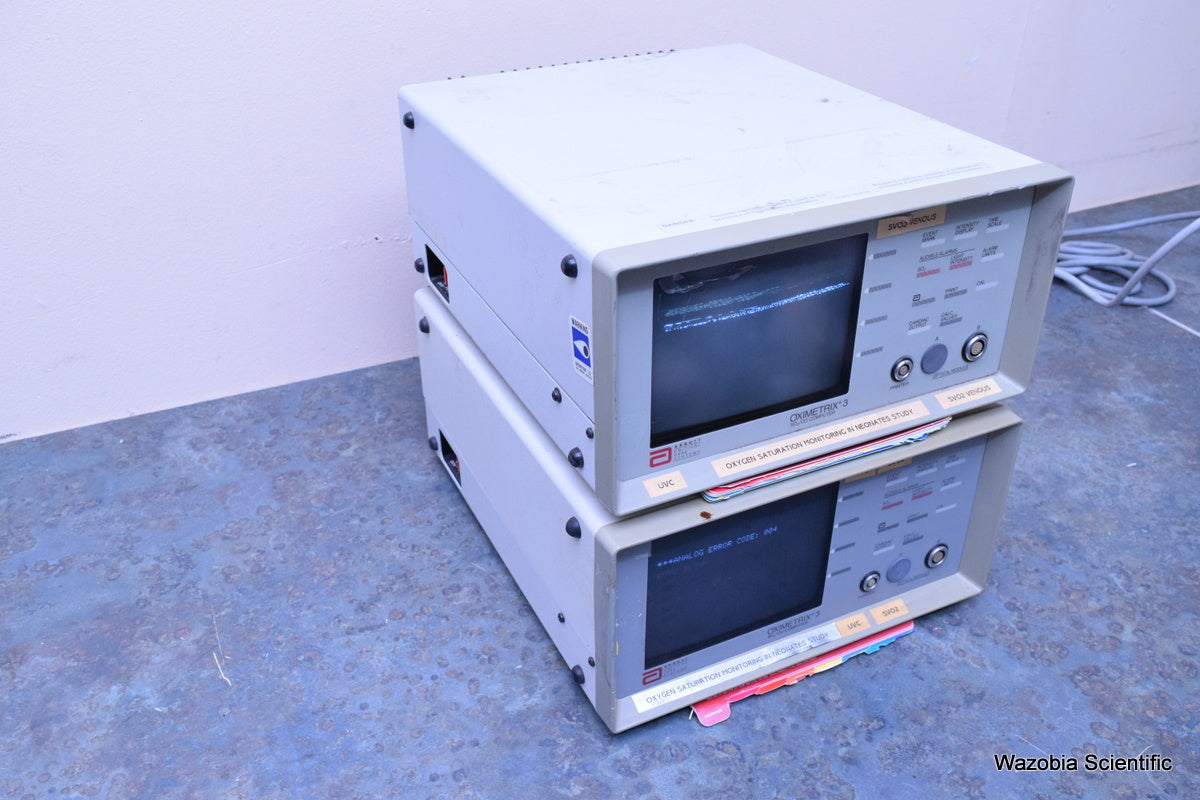 ABBOTT CRITICAL CARE SYSTEMS OXIMETRIX 3 SO2/CO COMPUTER