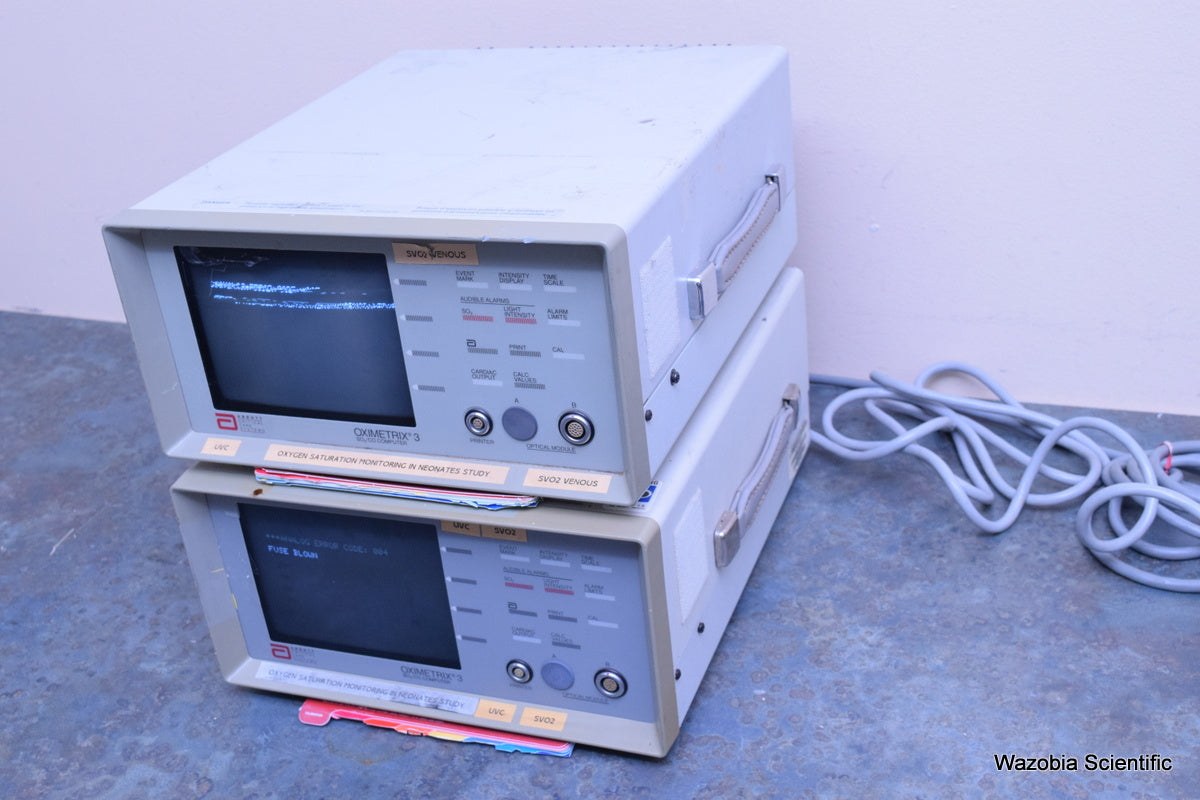 ABBOTT CRITICAL CARE SYSTEMS OXIMETRIX 3 SO2/CO COMPUTER