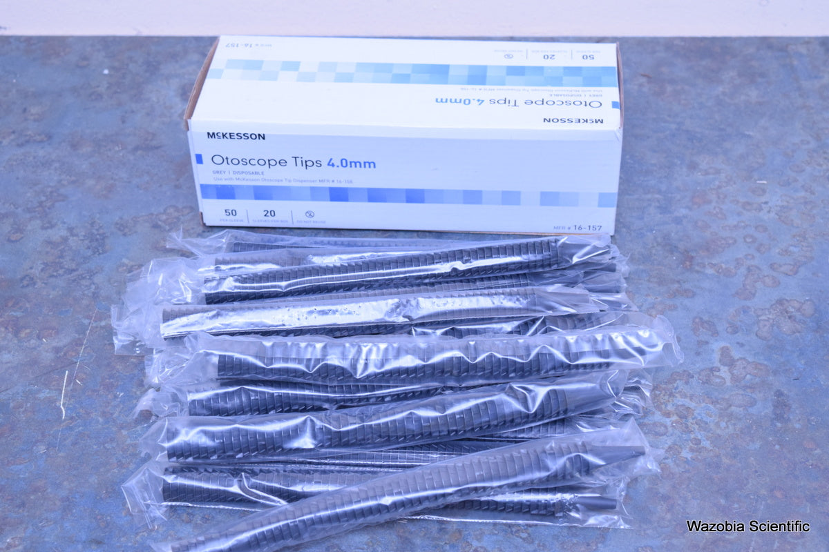 MCKESSON OTOSCOPE TIPS 4.0 MM 16-157 FOR USE WITH DISPENSER 16-158 1000/BOX