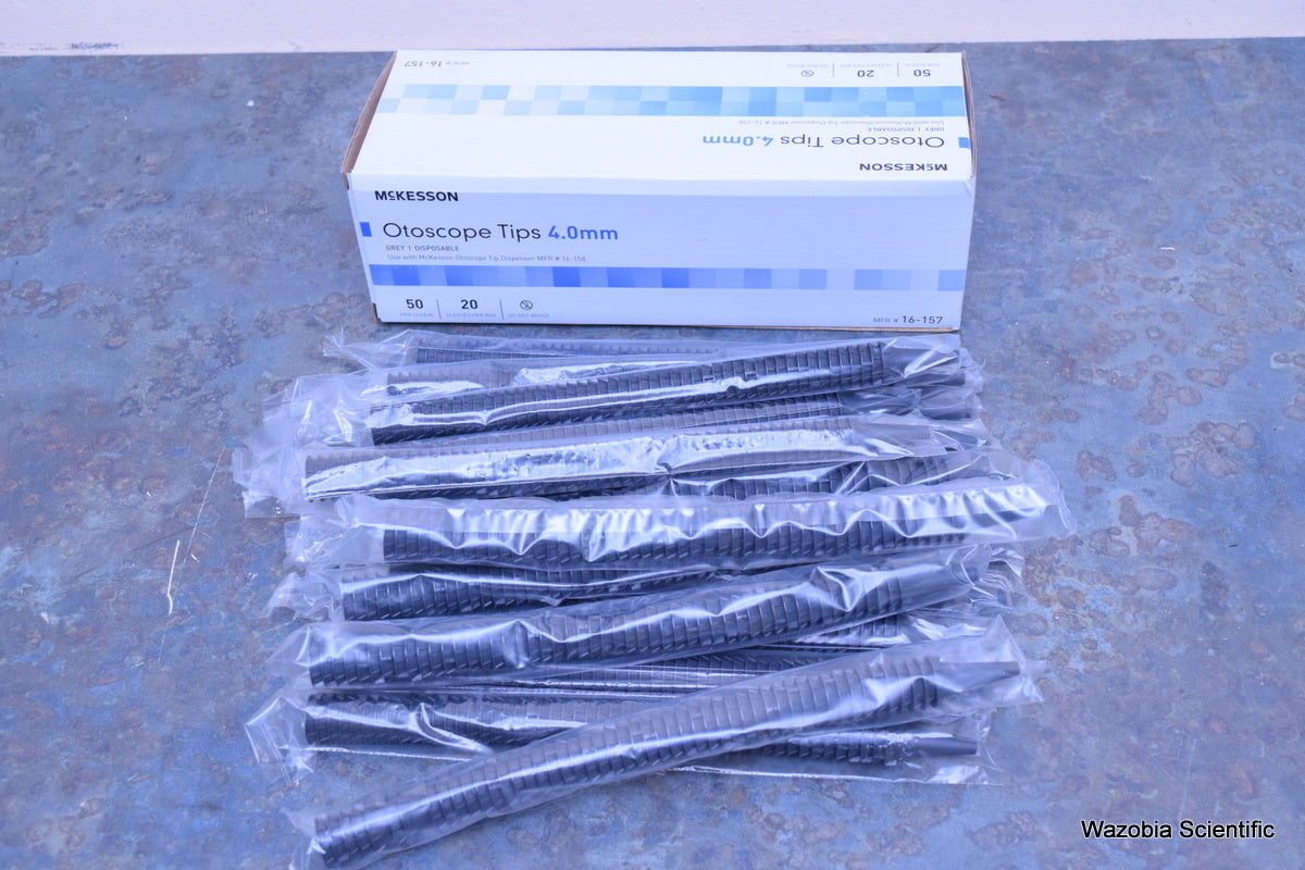 MCKESSON OTOSCOPE TIPS 4.0 MM 16-157 FOR USE WITH DISPENSER 16-158 1000/BOX
