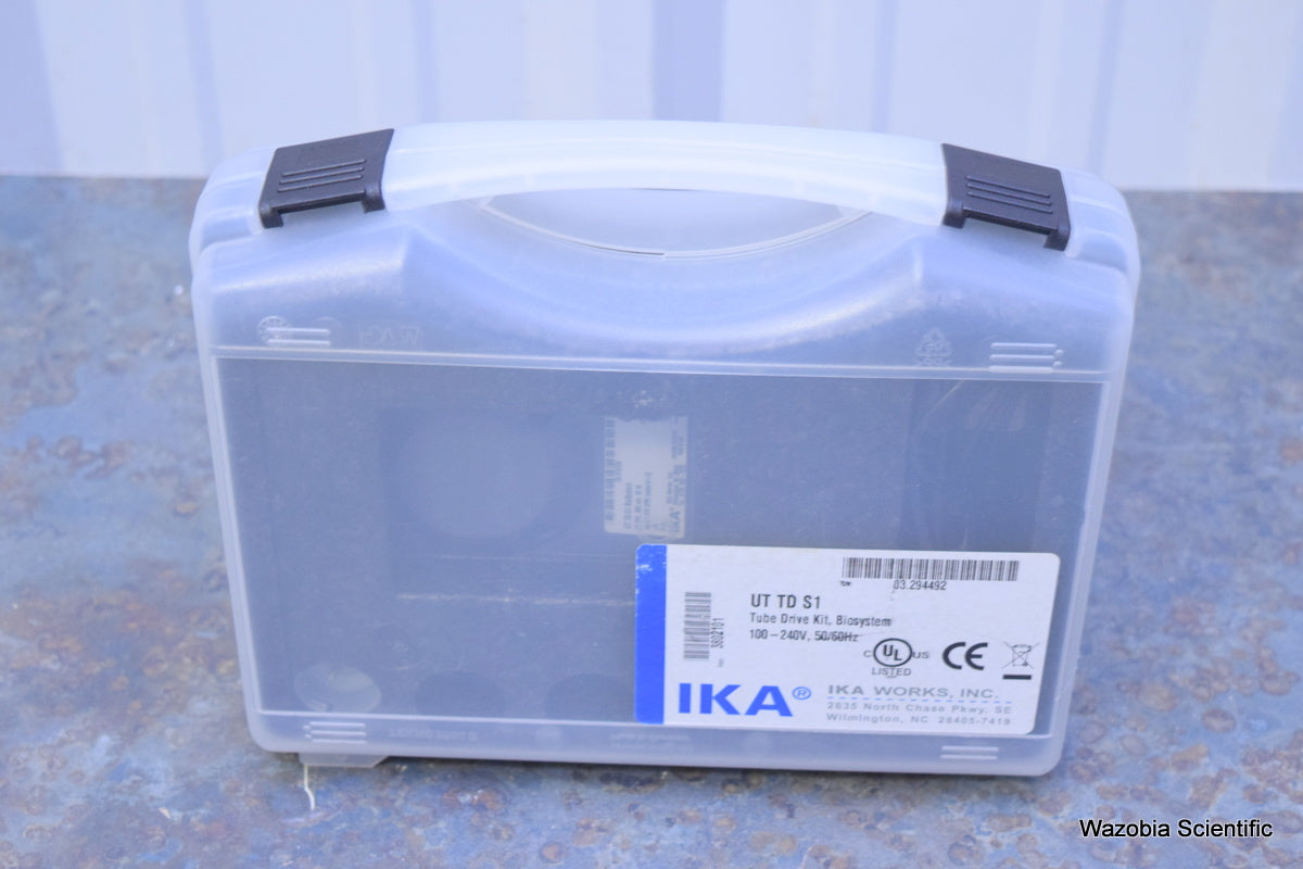 IKA WORKS ULTRA TURRAX TUBE DRIVE KIT UT TD S1 BIOSYSTEM