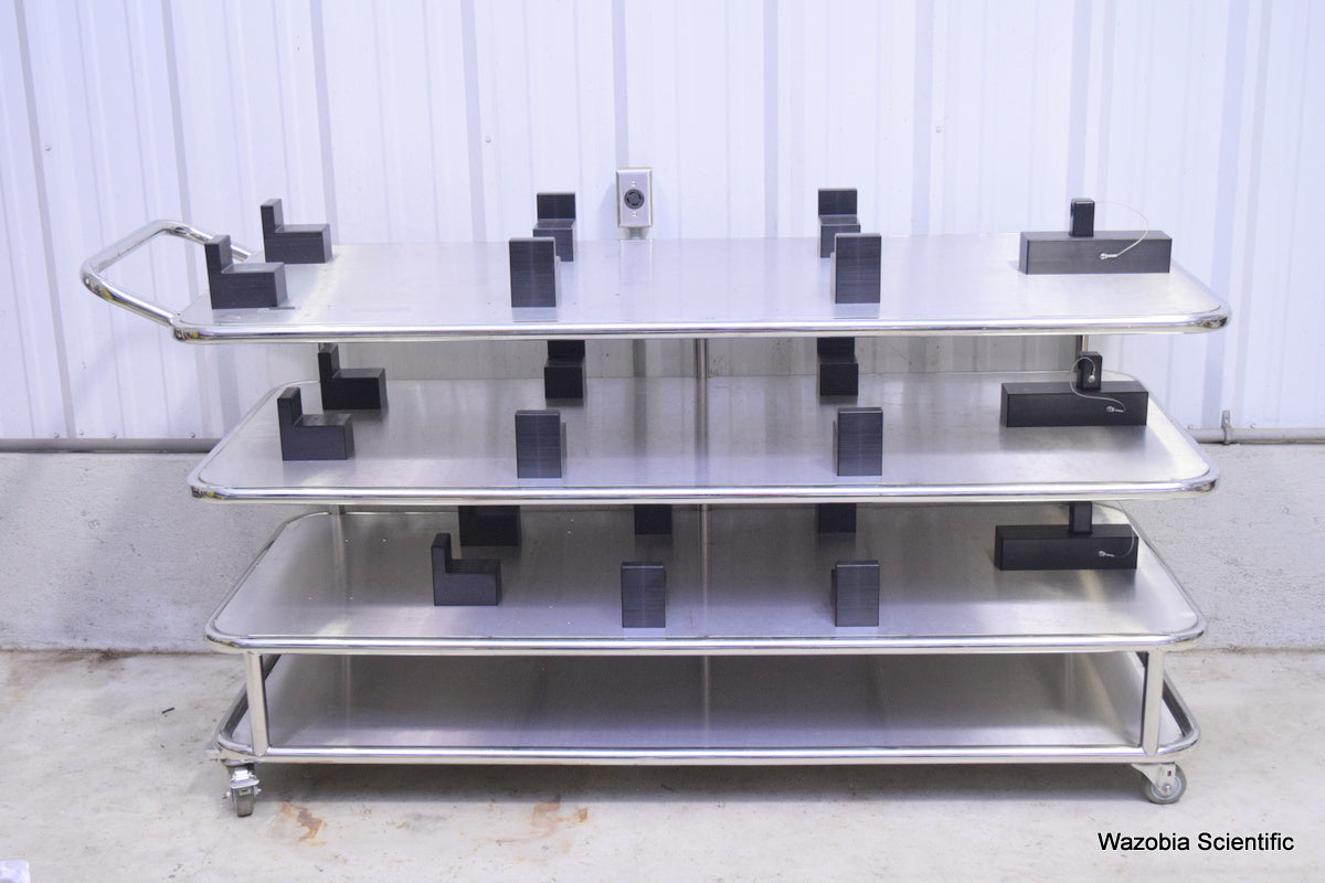 STAINLESS STEEL SURGICAL ACCESSORY CART