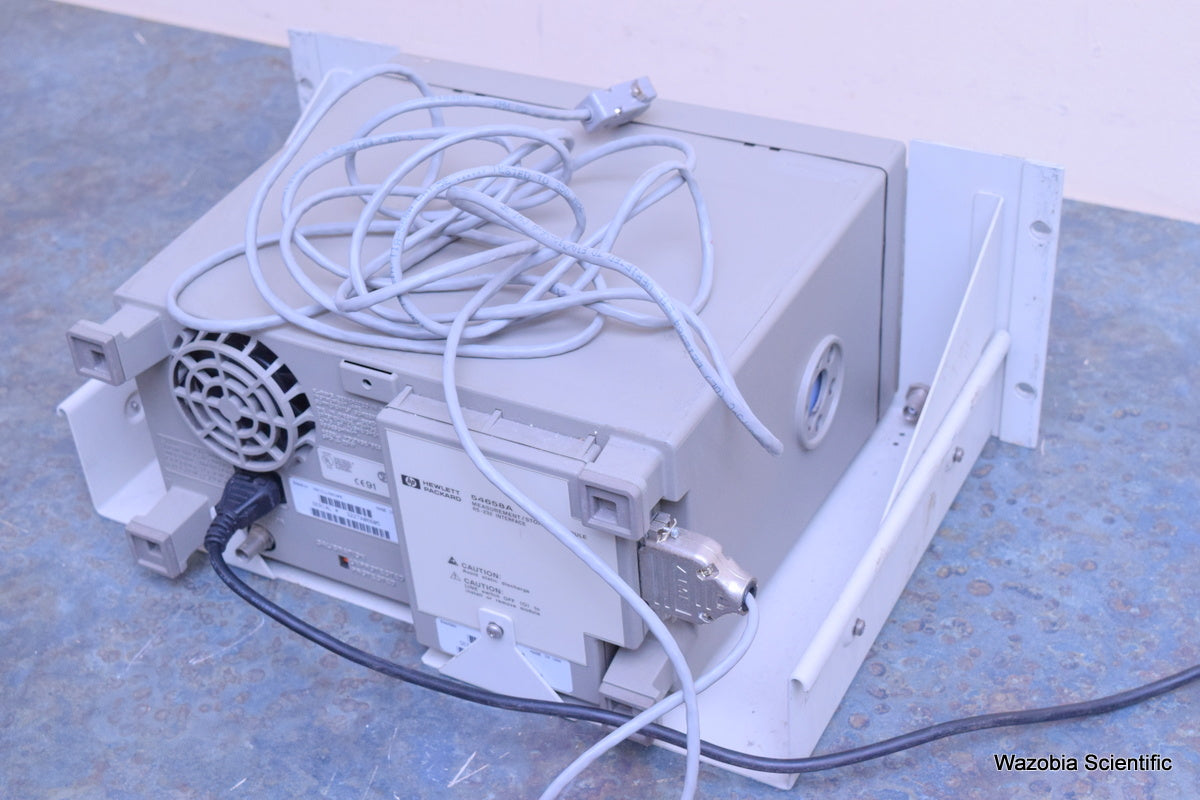 HP HEWLETT PACKARD 54601A OSCILLOSCOPE 100 MHZ 4 CHANNEL WITH 54658A MEASUREMENT