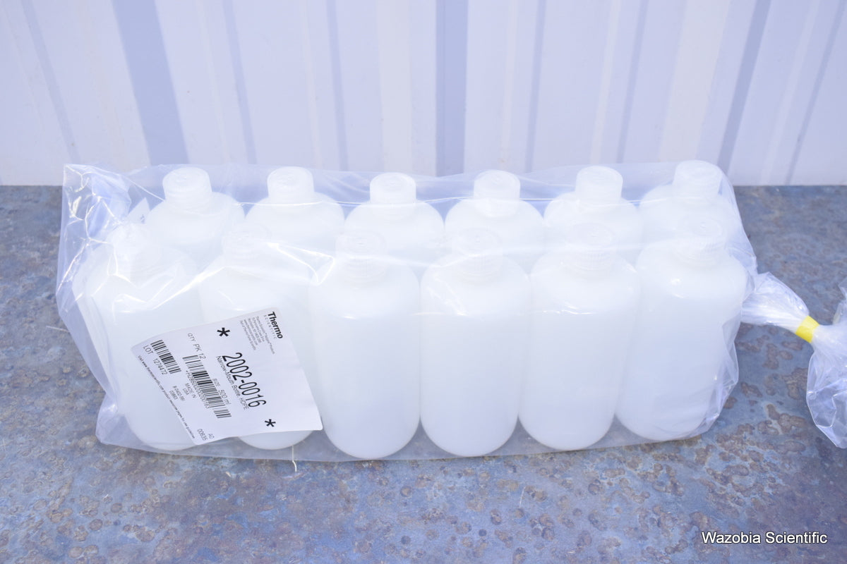 THERMO SCIENTIFIC NALGENE NARROW MOUTH BOTTLE HDPE 2002-0016 500 ML QTY 12