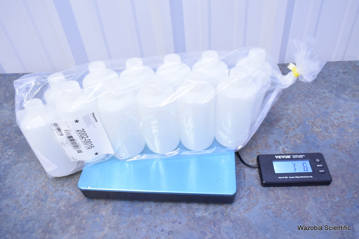 THERMO SCIENTIFIC NALGENE NARROW MOUTH BOTTLE HDPE 2002-0016 500 ML QTY 12
