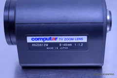COMPURTAR TV ZOOM LENS H6Z0812M 8-48MM 1:1.2