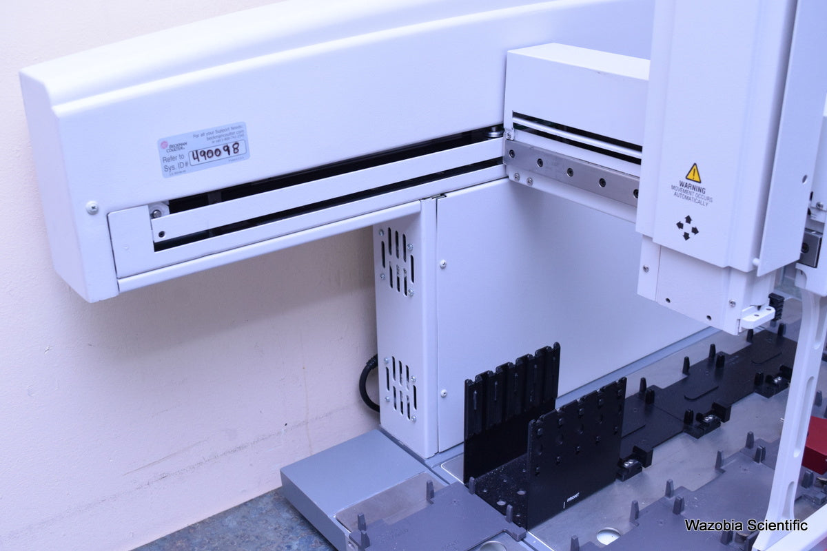 BECKMAN COULTER BIOMEK 3000 LIQUID HANDLING AUTOMATION WORKSTATION P20 MP20 P100