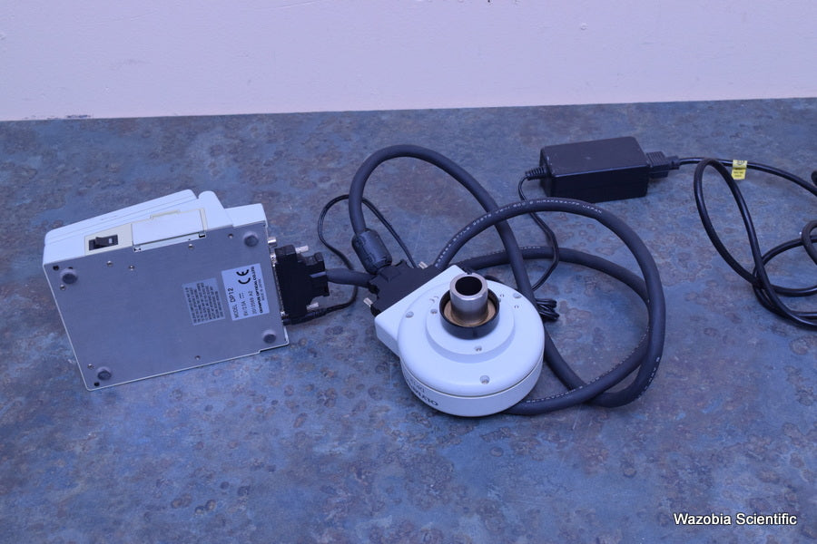 OLYMPUS DP12 MICROSCOPE DIGITAL CAM WITH CONTROL MONITOR