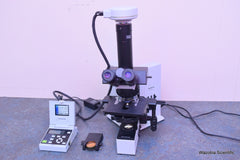 OLYMPUS BX50 MICROSCOPE BX50F4 100X 40X 20X 10X 4X OBJECTIVES U-FC  DP12 CAMERA