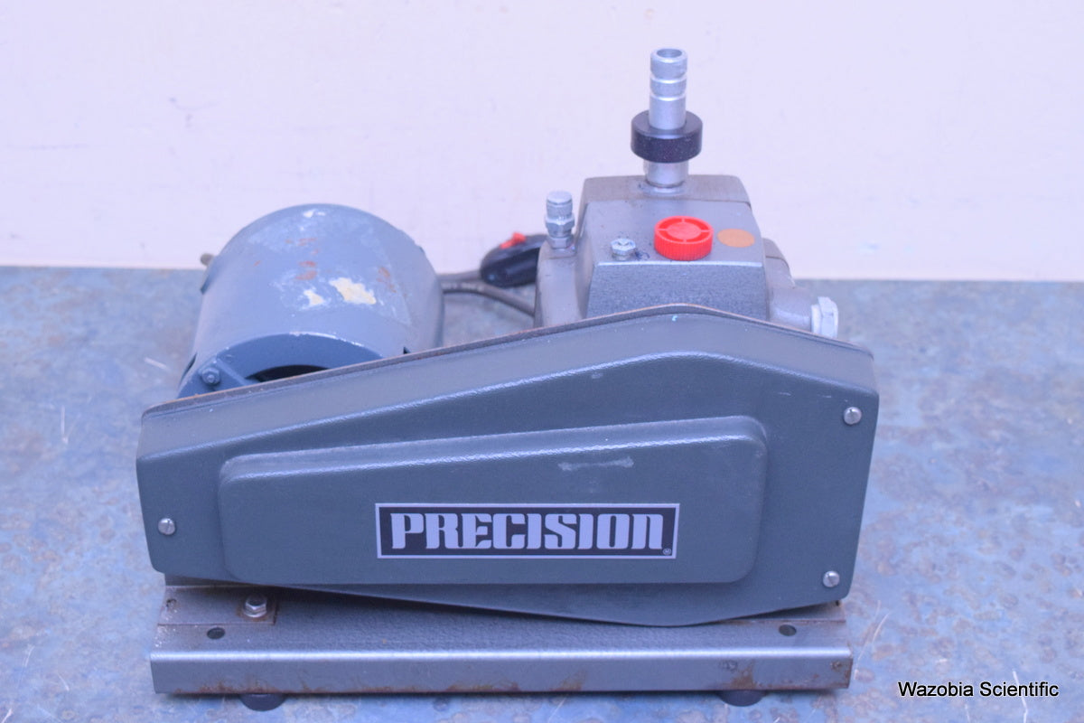 PRECISION VACUUM PUMP MODEL S35  35 1/M (1.23 CFM) 15 MICRON LABORATORY PUMP