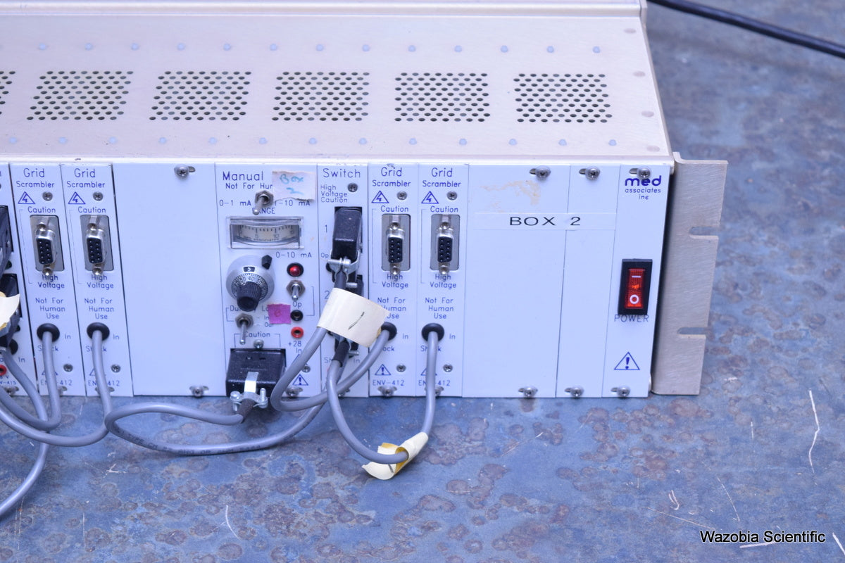 MED ASSOCIATES SG-6000/C ENV-412 GRID SCRAMBLER MANUAL SHOCK