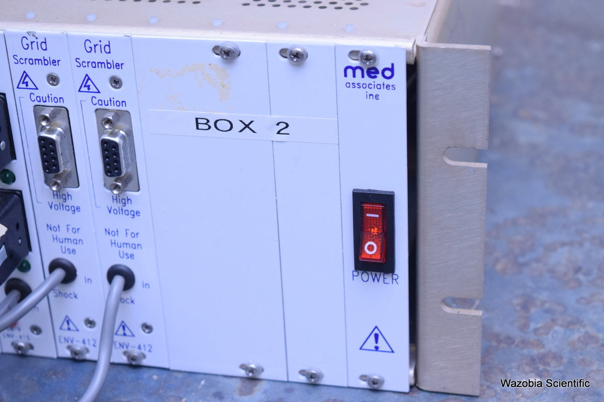 MED ASSOCIATES SG-6000/C ENV-412 GRID SCRAMBLER MANUAL SHOCK