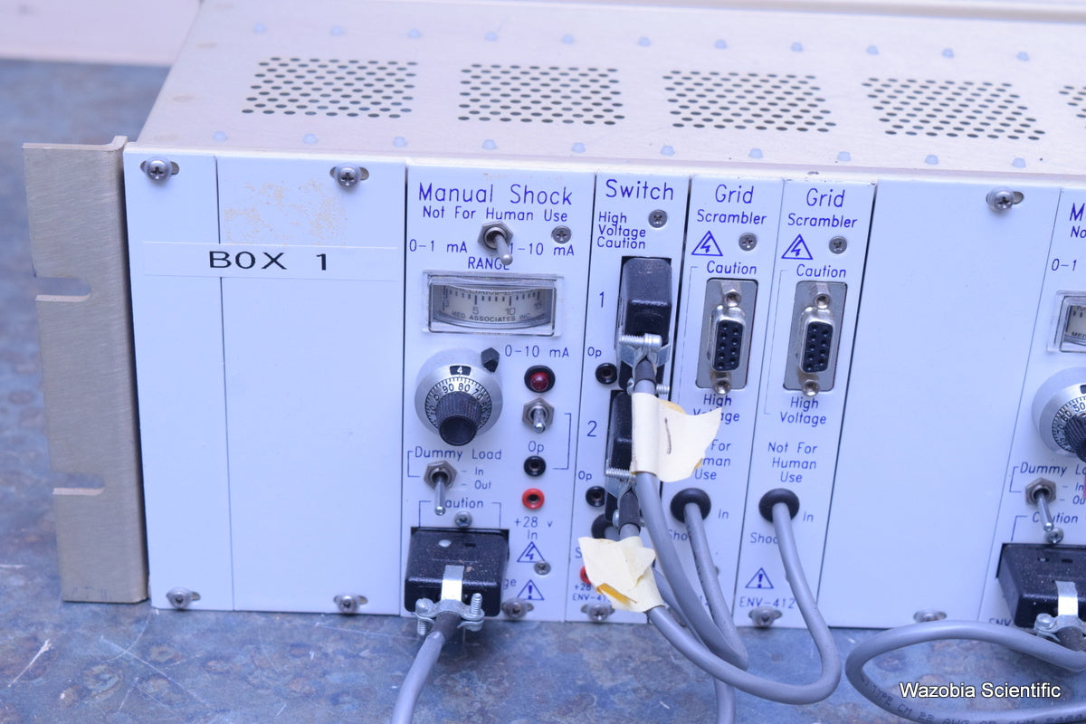 MED ASSOCIATES SG-6000/C ENV-412 GRID SCRAMBLER MANUAL SHOCK