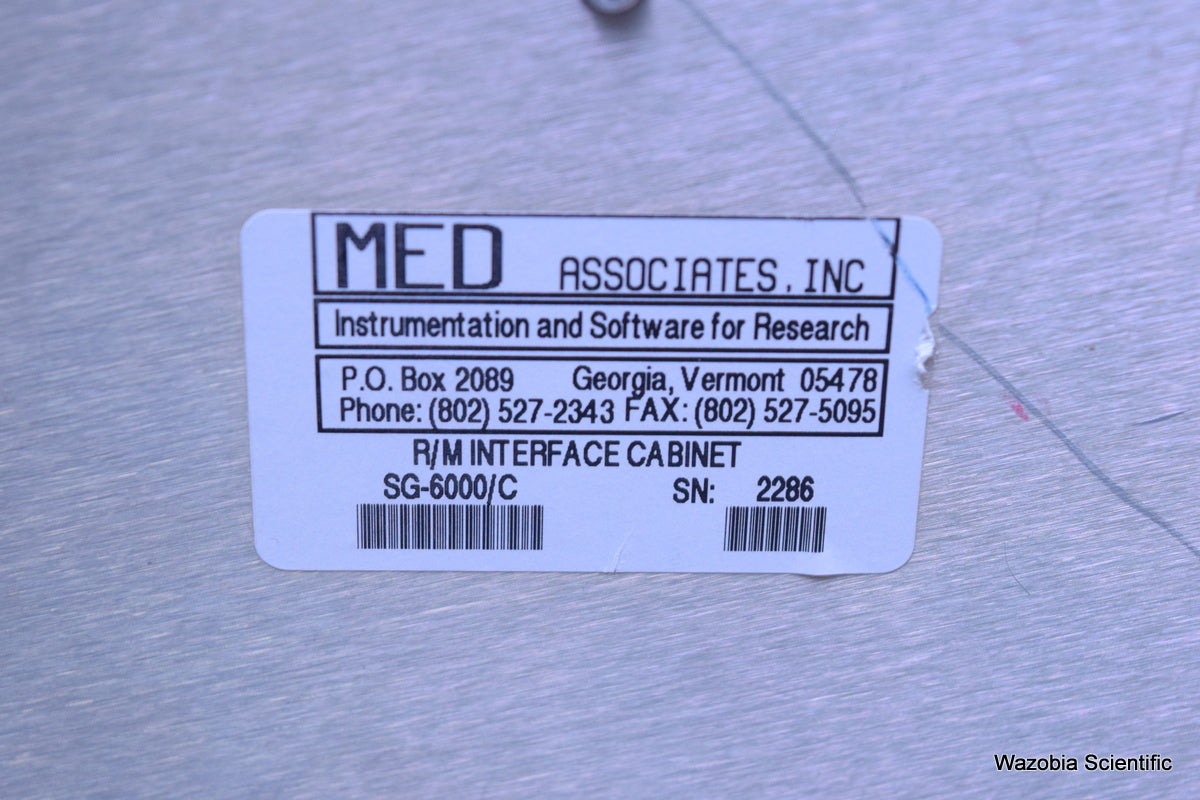 MED ASSOCIATES SG-6000/C ENV-412 GRID SCRAMBLER MANUAL SHOCK